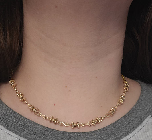 (1)Chain necklace- Handmade, 16"