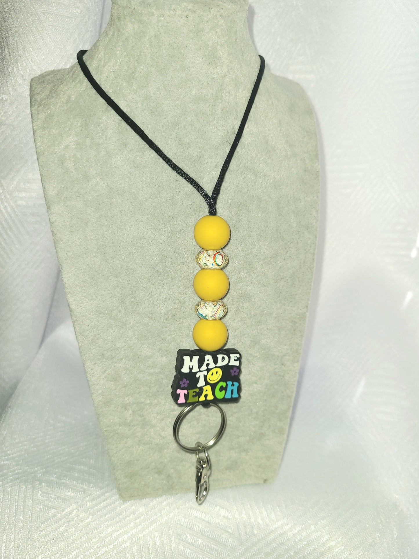 Silicone beaded Lanyards (15mm diameter)