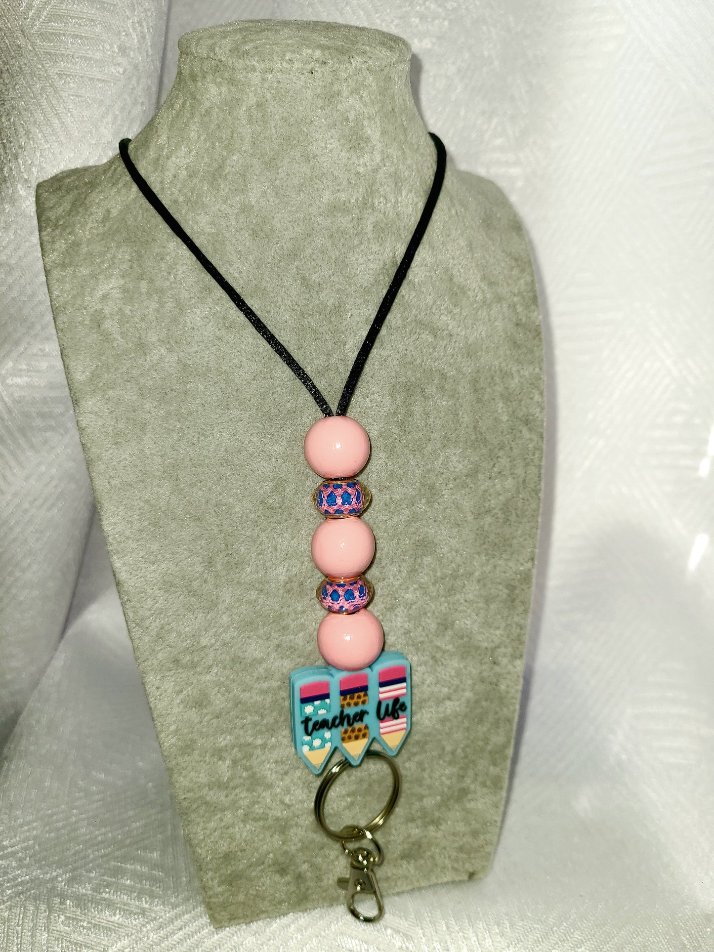 Wooden beaded Lanyards(15mm diameter)