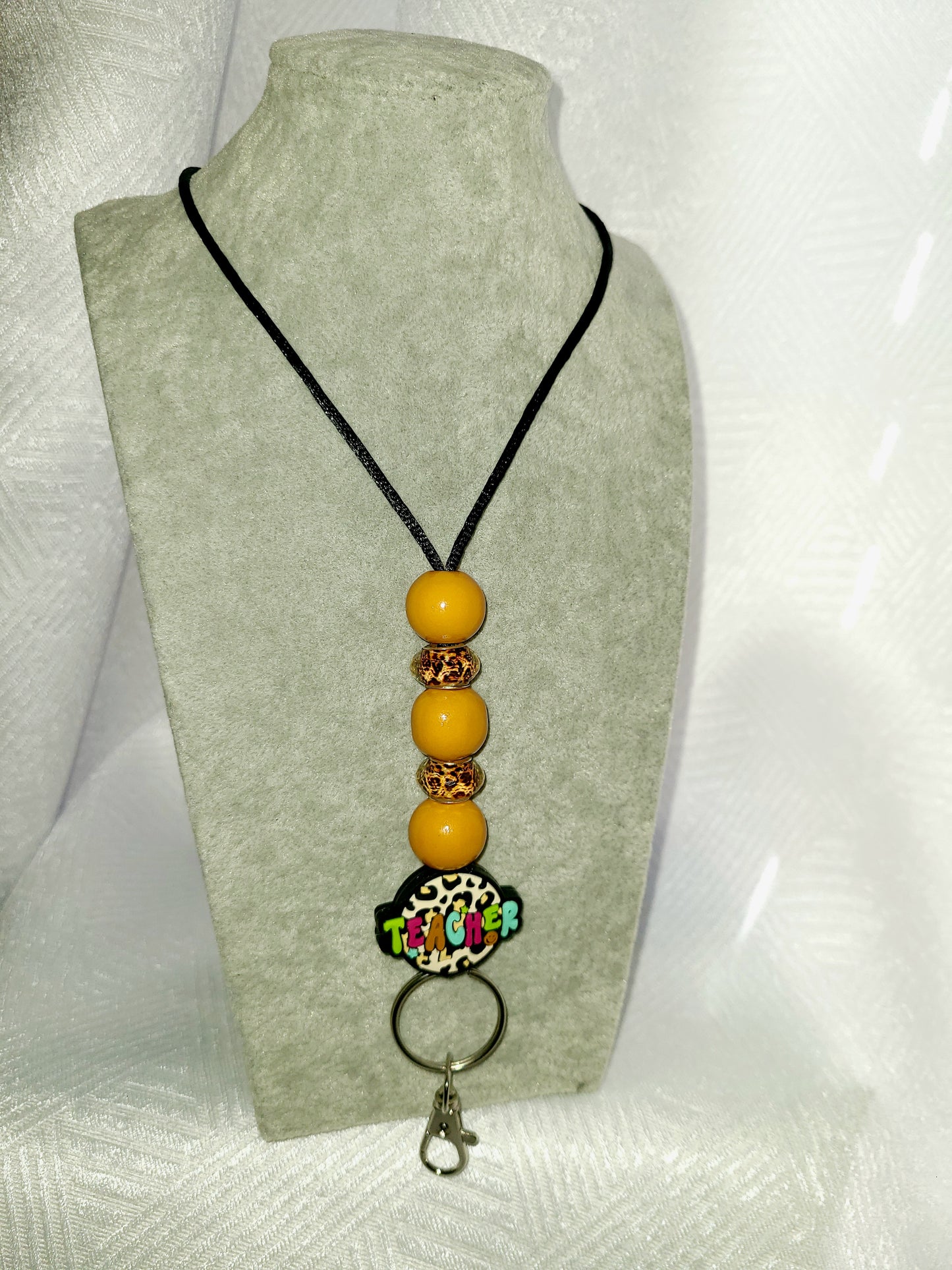 Wooden beaded Lanyards(15mm diameter)