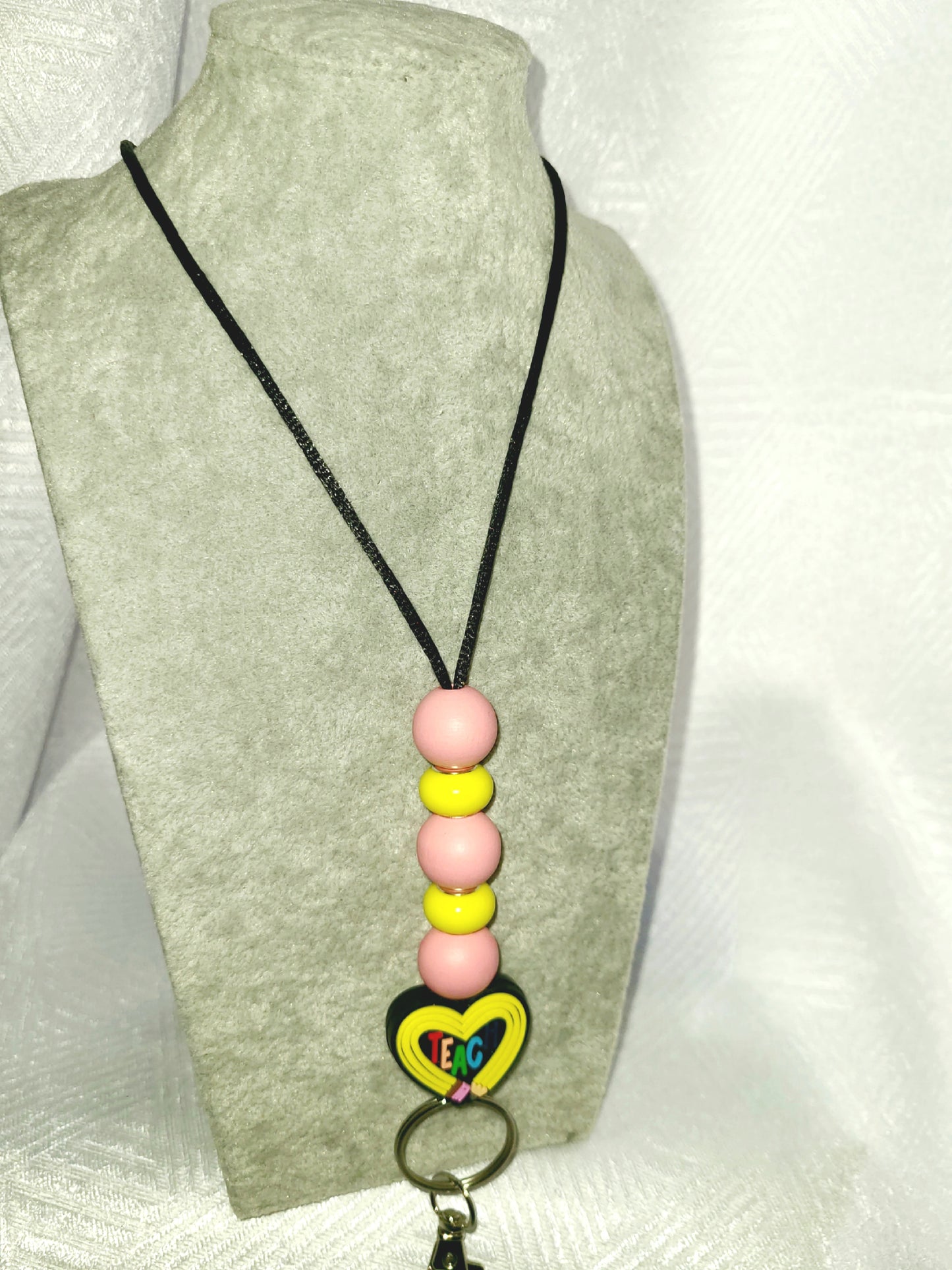 Wooden beaded Lanyards(15mm diameter)