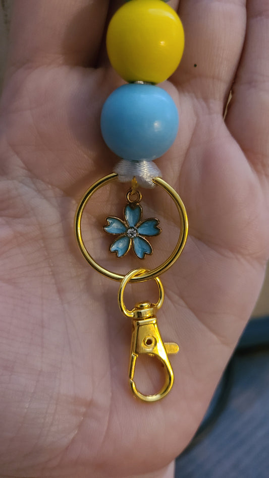 Blue Poppy Lanyard